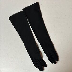Elegant Black Women's Evening Gloves
